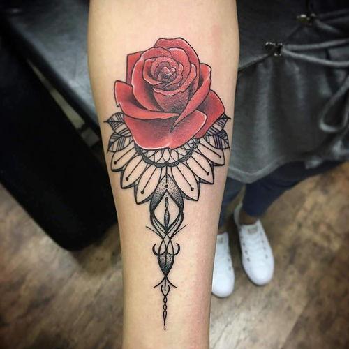 网红吃瓜纹身图案